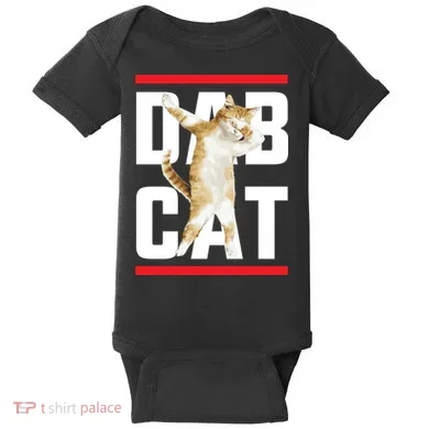 Dab Cat Dabbing Baby Bodysuit