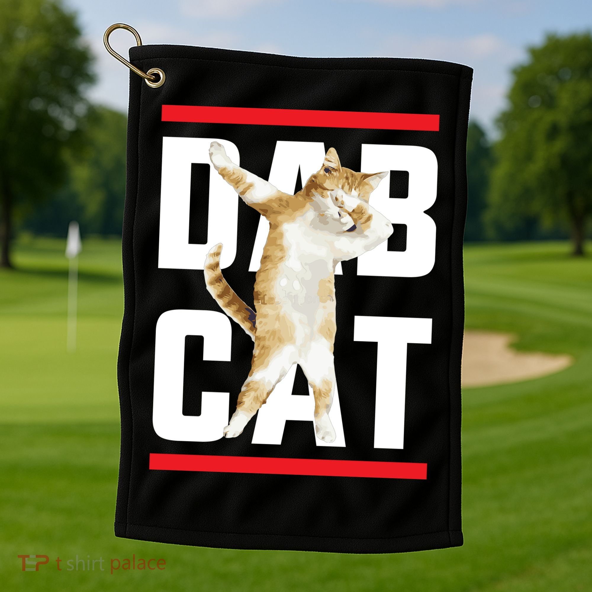 Dab Cat Dabbing Golf Towel