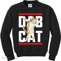 Dab Cat Dabbing Kids Sweatshirt thumb 0