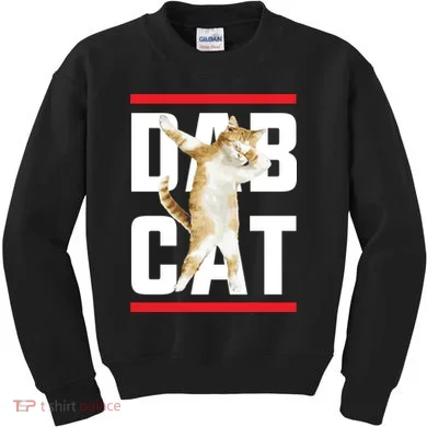 Dab Cat Dabbing Kids Sweatshirt