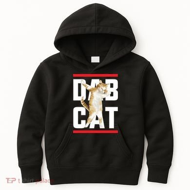 Dab Cat Dabbing Kids Hoodie