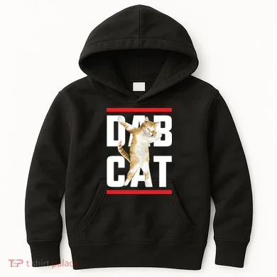 Dab Cat Dabbing Kids Hoodie
