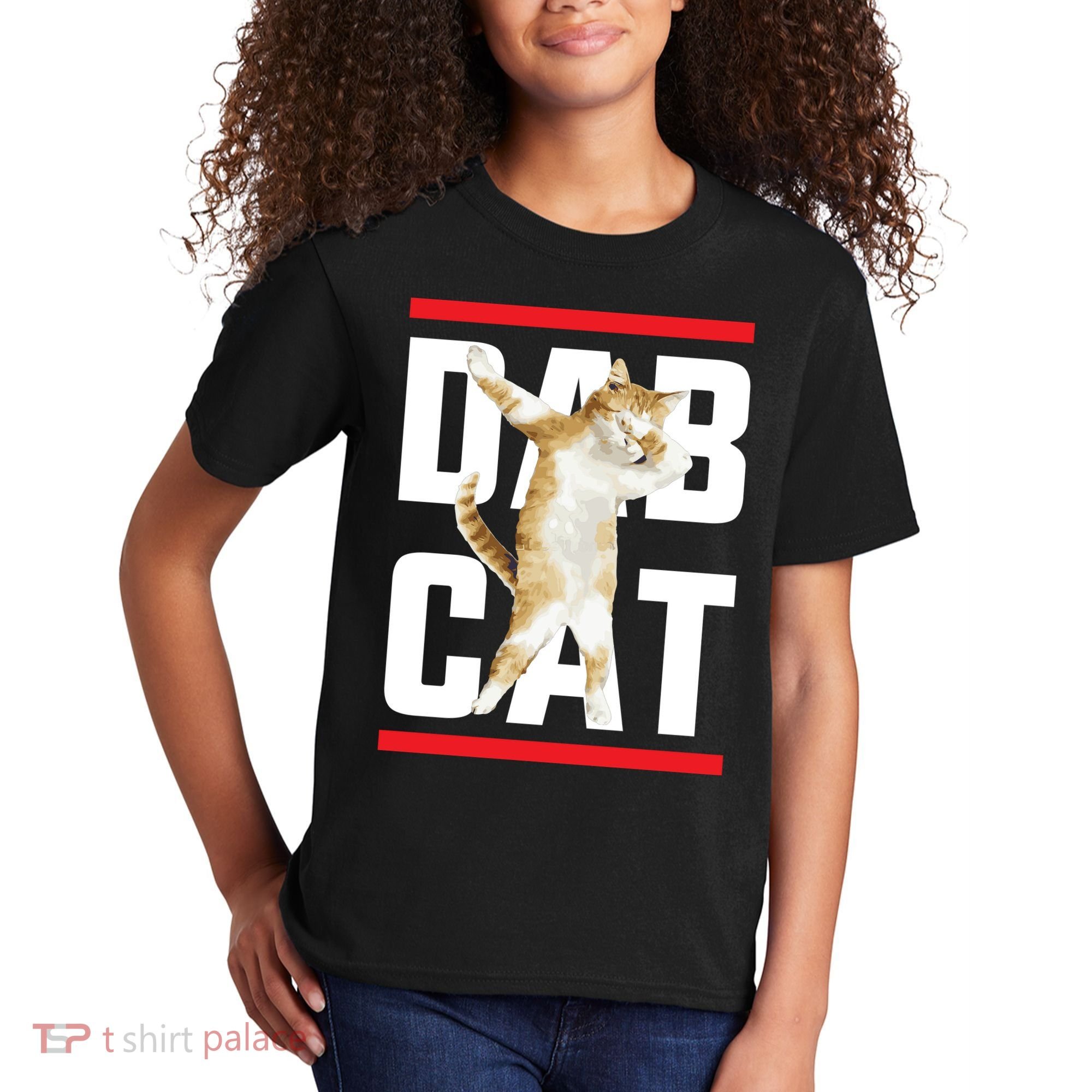 Dab Cat Dabbing Kids T-Shirt