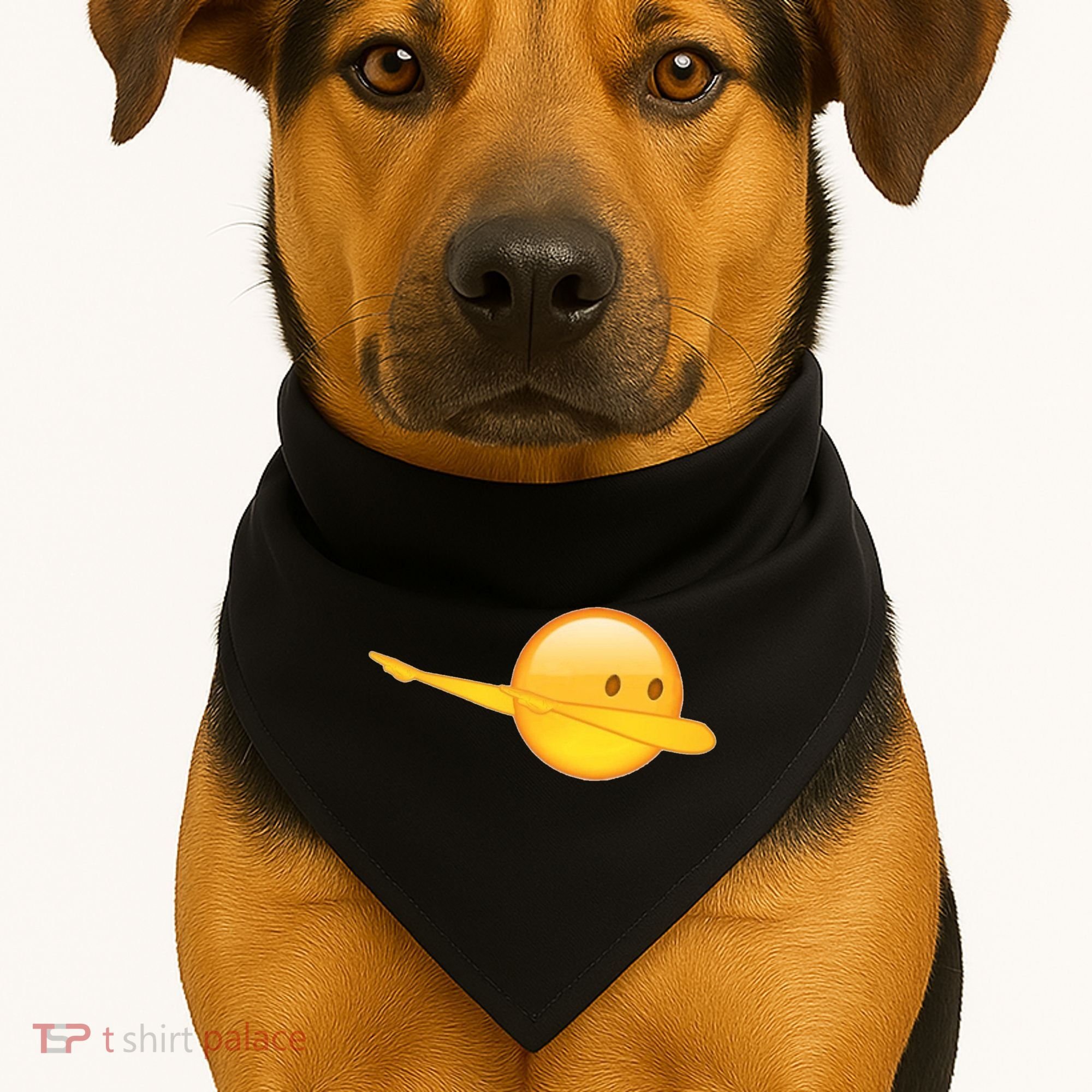 Dab Emoji Dabbing USA-Made Doggie Bandana
