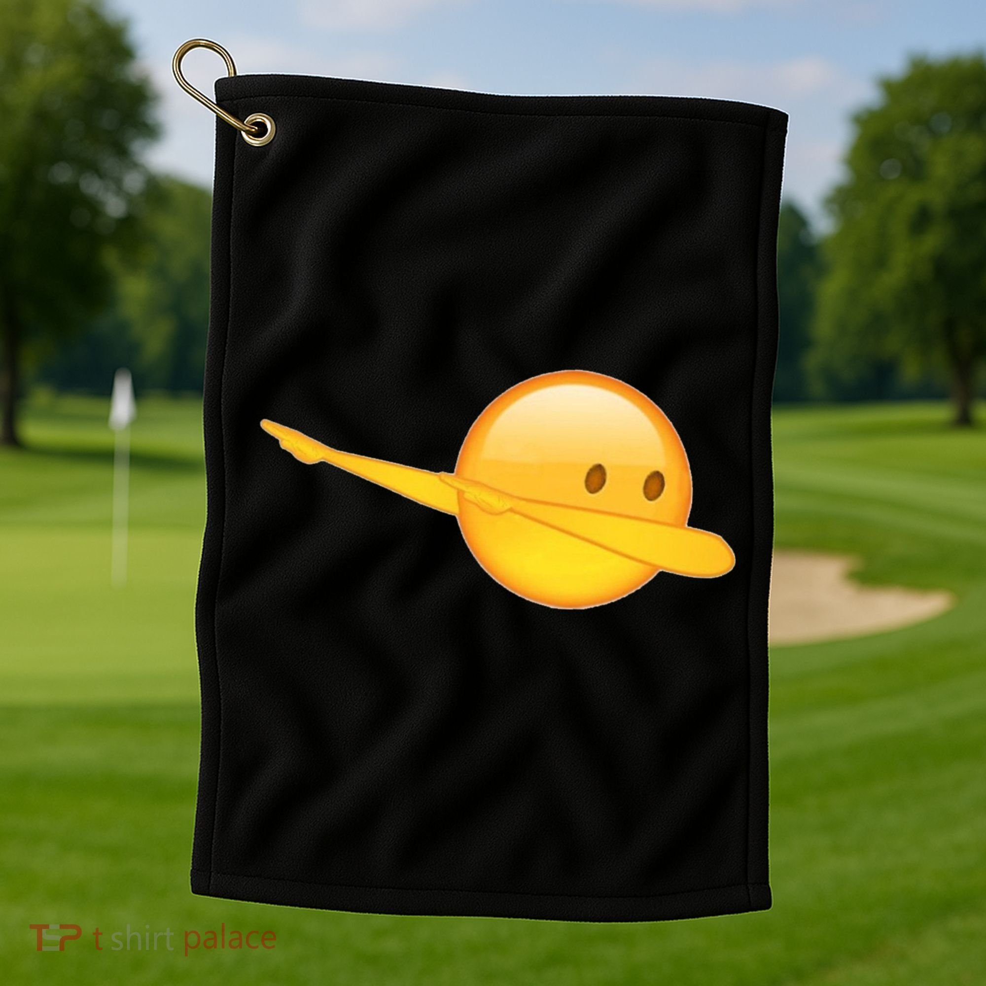 Dab Emoji Dabbing Golf Towel