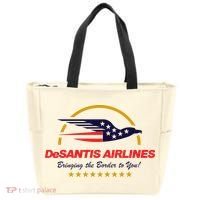 DeSantis Airlines Bringing The Border To You Funny Tote Bag thumb 0