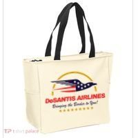 DeSantis Airlines Bringing The Border To You Funny Tote Bag thumb 2