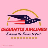 DeSantis Airlines Bringing The Border To You Funny Coaster thumb 2