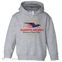 DeSantis Airlines Bringing The Border To You Funny Toddler Hoodie thumb 0