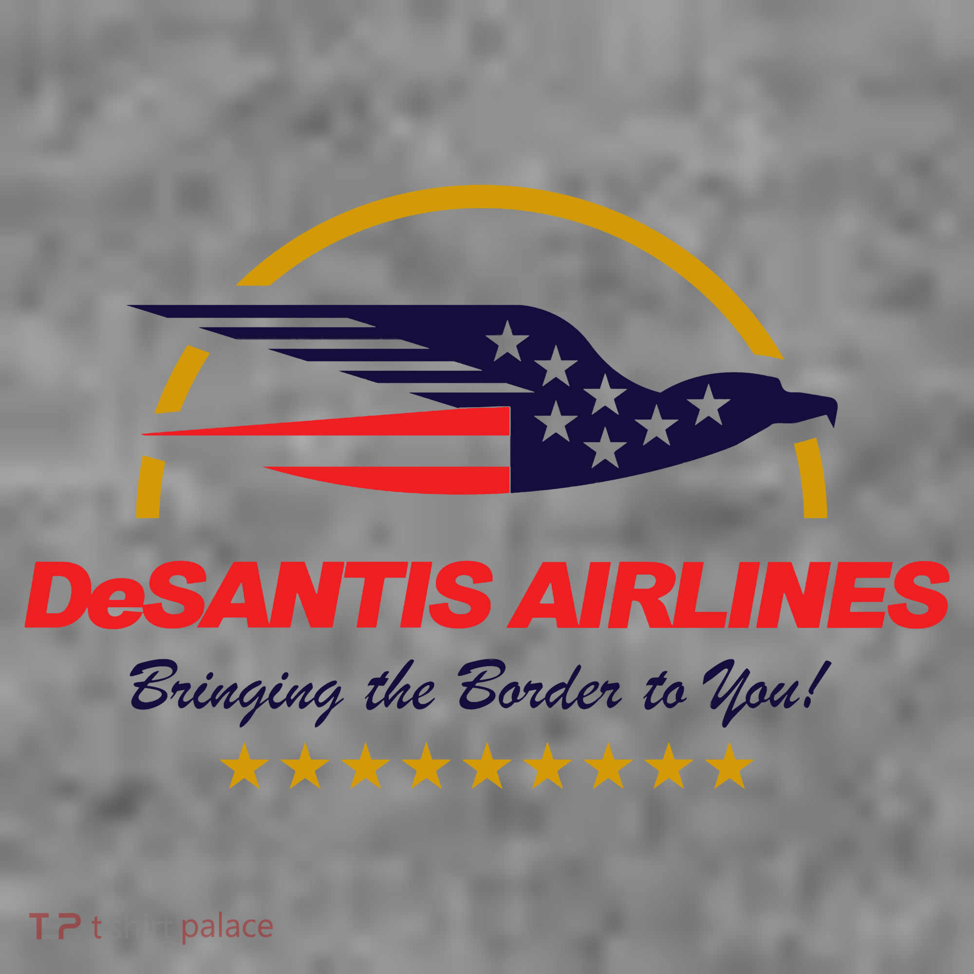 DeSantis Airlines Bringing The Border To You Funny Toddler Hoodie