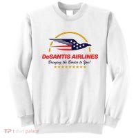 DeSantis Airlines Bringing The Border To You Funny Sweatshirt thumb 0