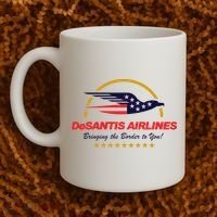 DeSantis Airlines Bringing The Border To You Funny Coffee Mug thumb 2