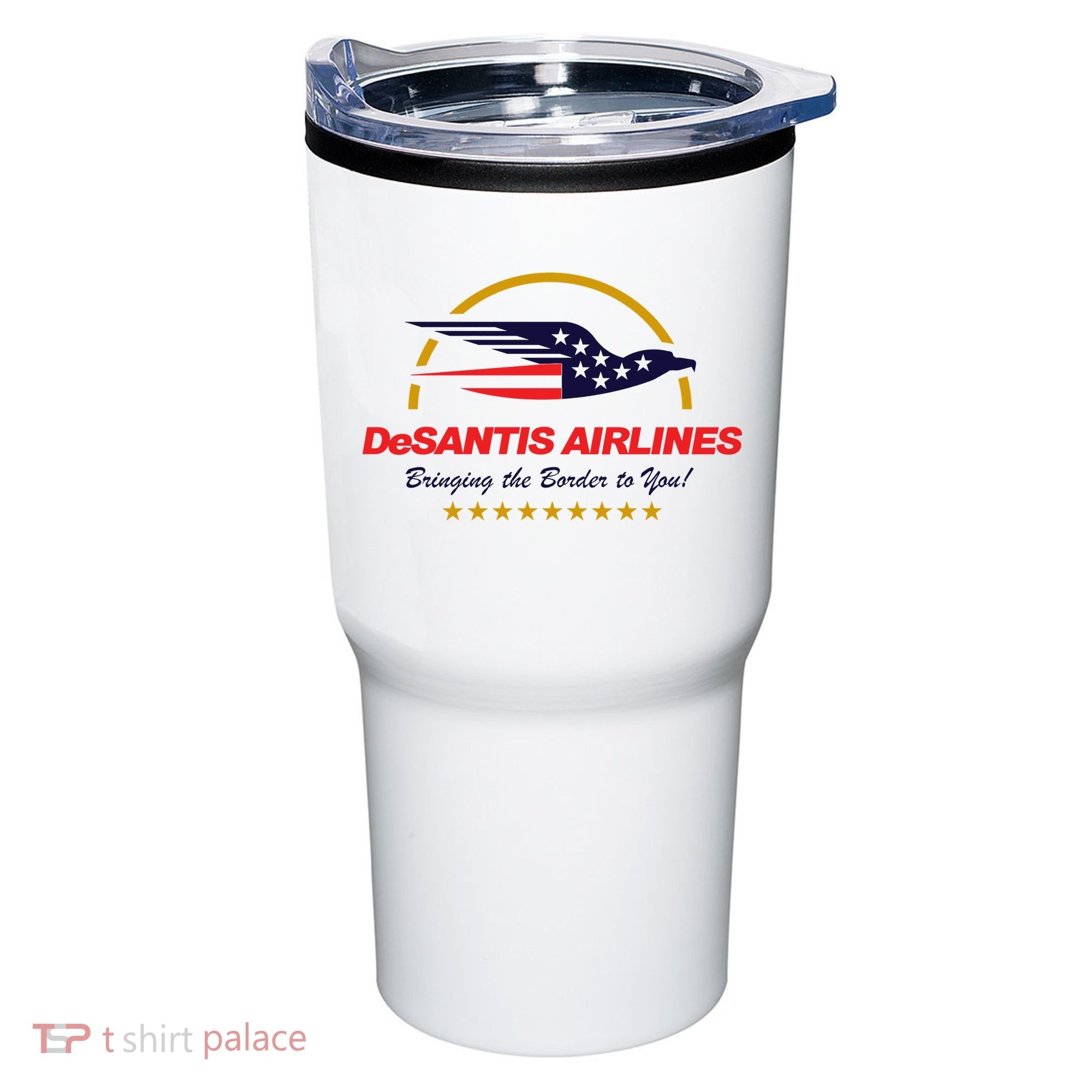 DeSantis Airlines Bringing The Border To You Funny Tumbler