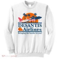 DeSantis Airlines Bringing The Border To You DeSantis 2024 Sweatshirt thumb 0