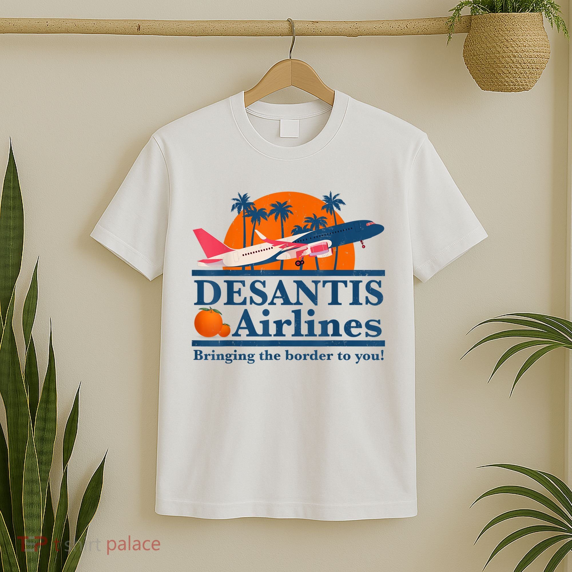 DeSantis Airlines Bringing The Border To You DeSantis 2024 T-Shirt