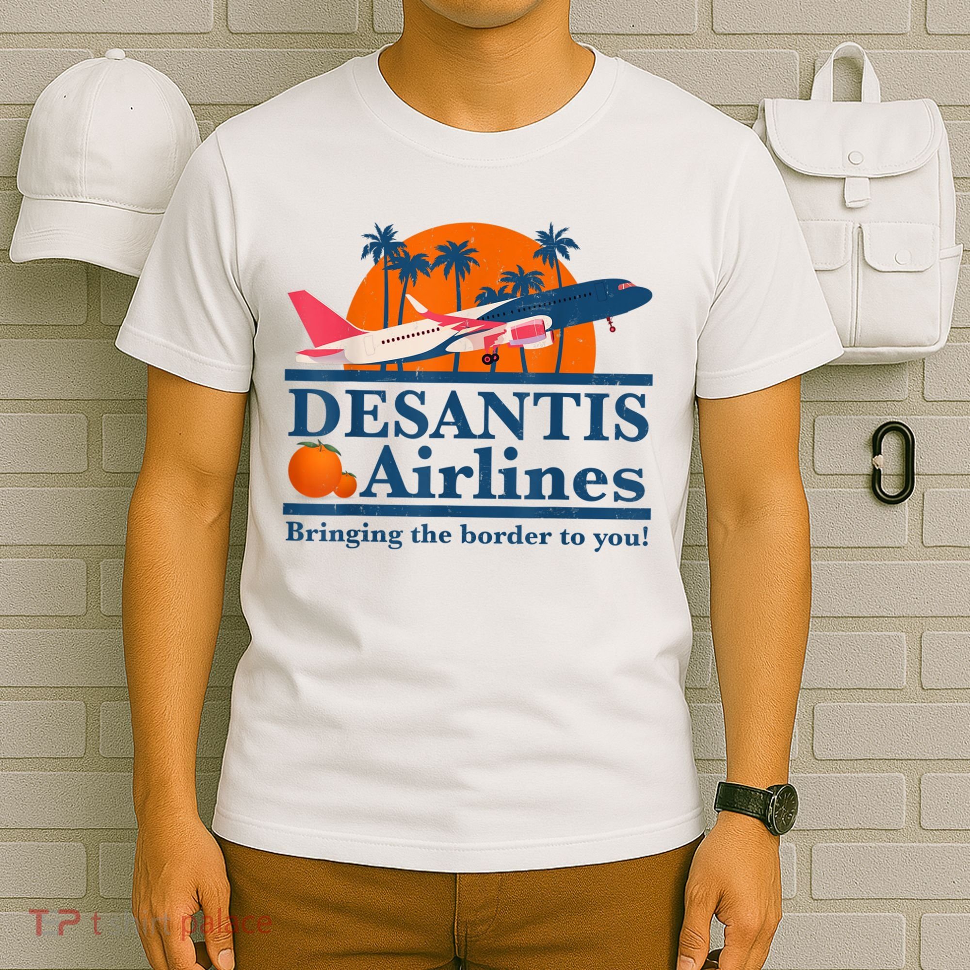 DeSantis Airlines Bringing The Border To You DeSantis 2024 T-Shirt