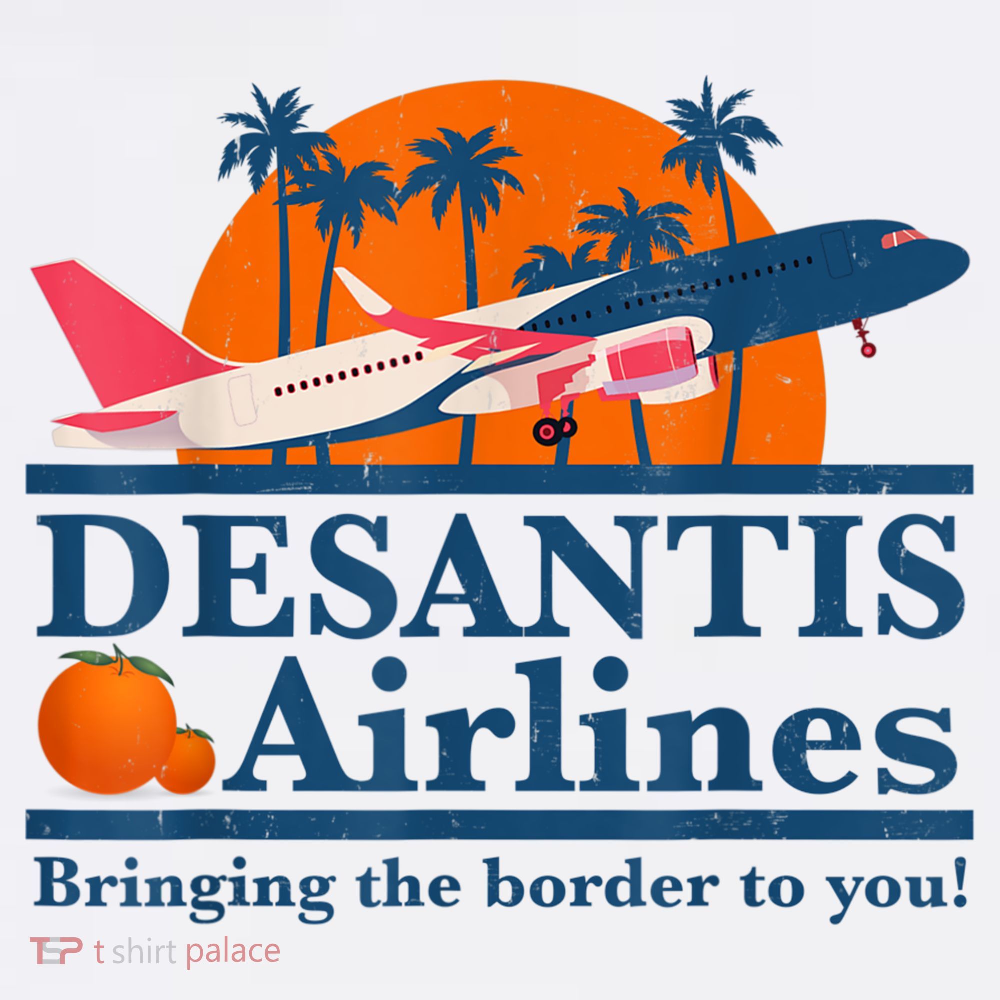 DeSantis Airlines Bringing The Border To You DeSantis 2024 Women's Hoodie