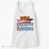 DeSantis Airlines Bringing The Border To You DeSantis 2024 Women's Tank Top thumb 0