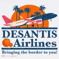 DeSantis Airlines Bringing The Border To You DeSantis 2024 Women's Tank Top thumb 5
