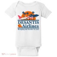 DeSantis Airlines Bringing The Border To You DeSantis 2024 Baby Bodysuit thumb 0