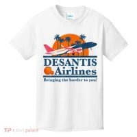 DeSantis Airlines Bringing The Border To You DeSantis 2024 Kids T-Shirt thumb 0