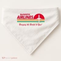 DeSantis Airlines Bringing The Border To You USA-Made Doggie Bandana thumb 0