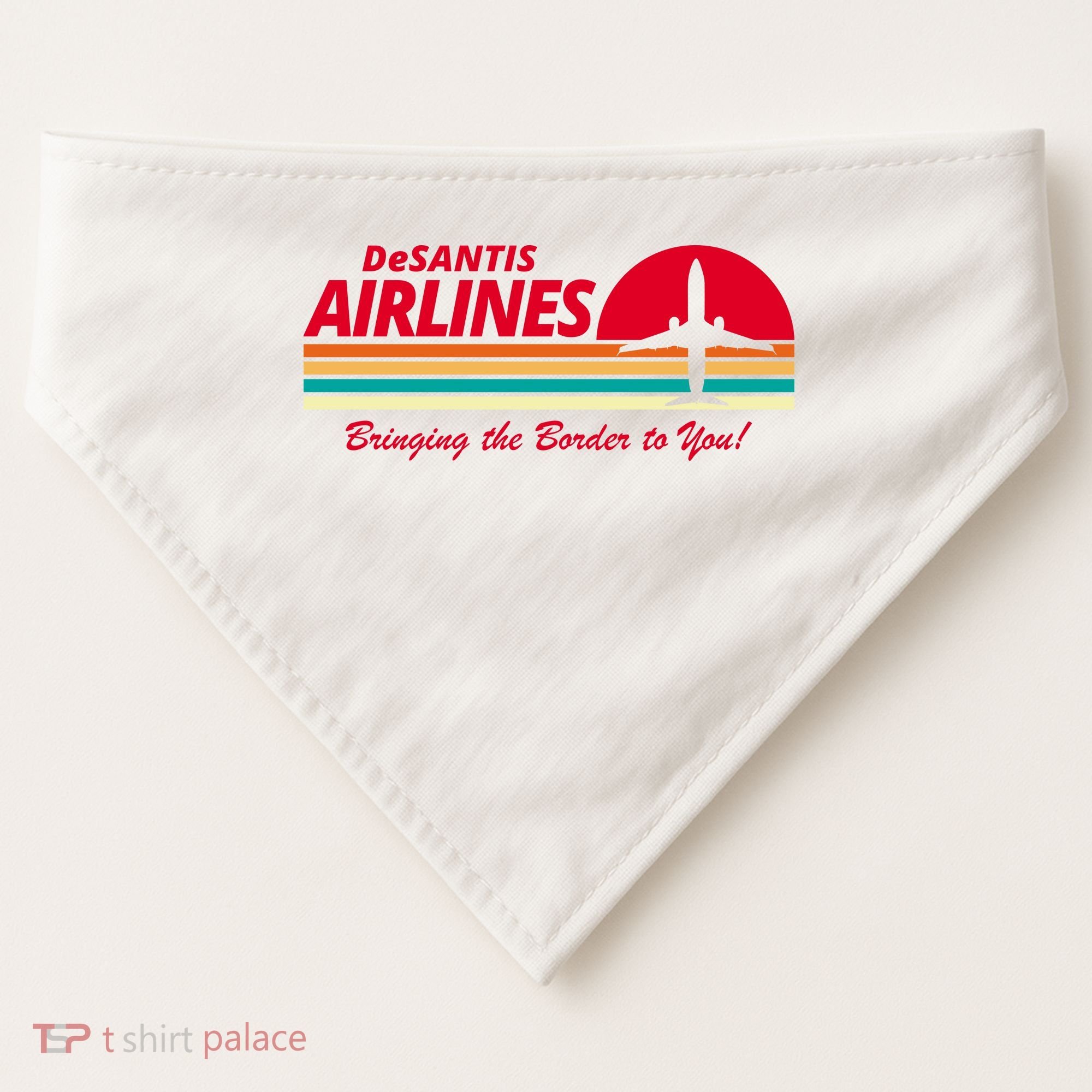 DeSantis Airlines Bringing The Border To You USA-Made Doggie Bandana