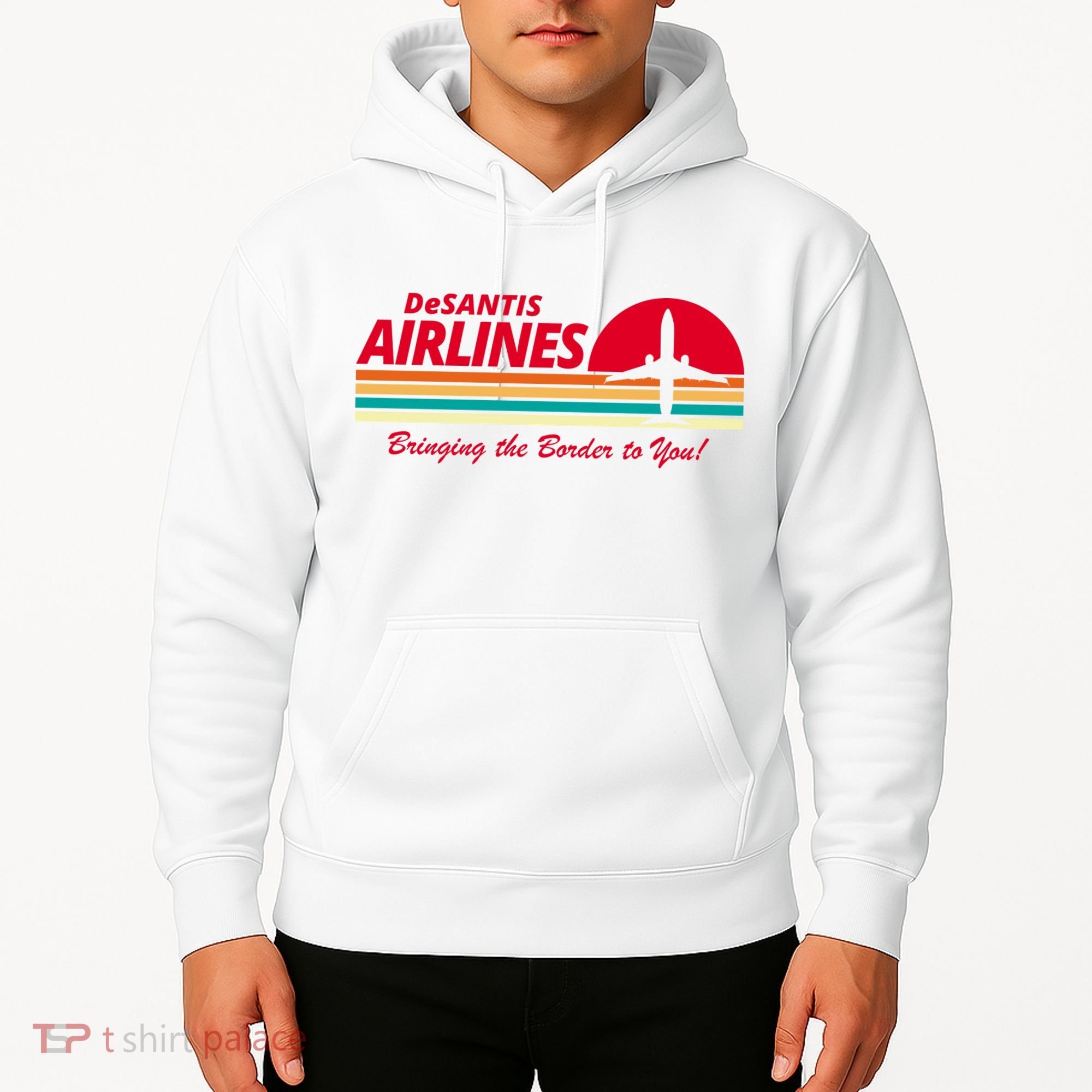 DeSantis Airlines Bringing The Border To You Hoodie