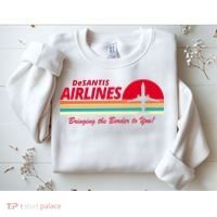 DeSantis Airlines Bringing The Border To You Sweatshirt thumb 2