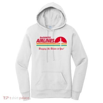 DeSantis Airlines Bringing The Border To You Women's Hoodie