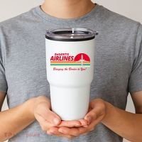 DeSantis Airlines Bringing The Border To You Tumbler thumb 2