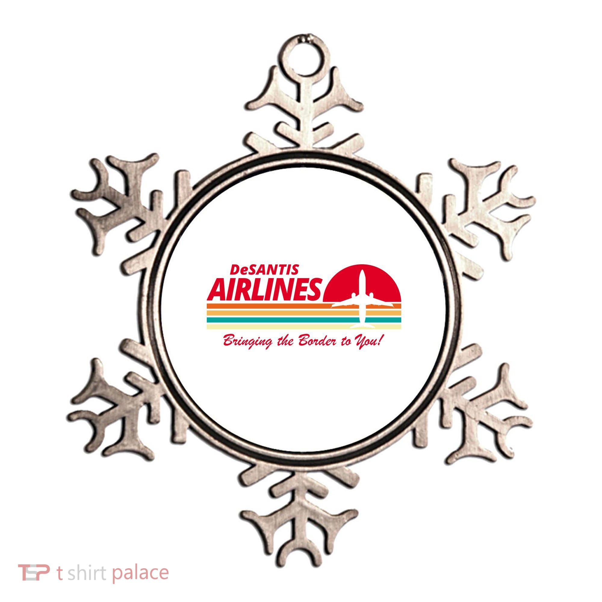 DeSantis Airlines Bringing The Border To You Ornament