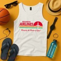 DeSantis Airlines Bringing The Border To You Tank Top thumb 4