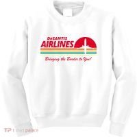 DeSantis Airlines Bringing The Border To You Kids Sweatshirt thumb 0