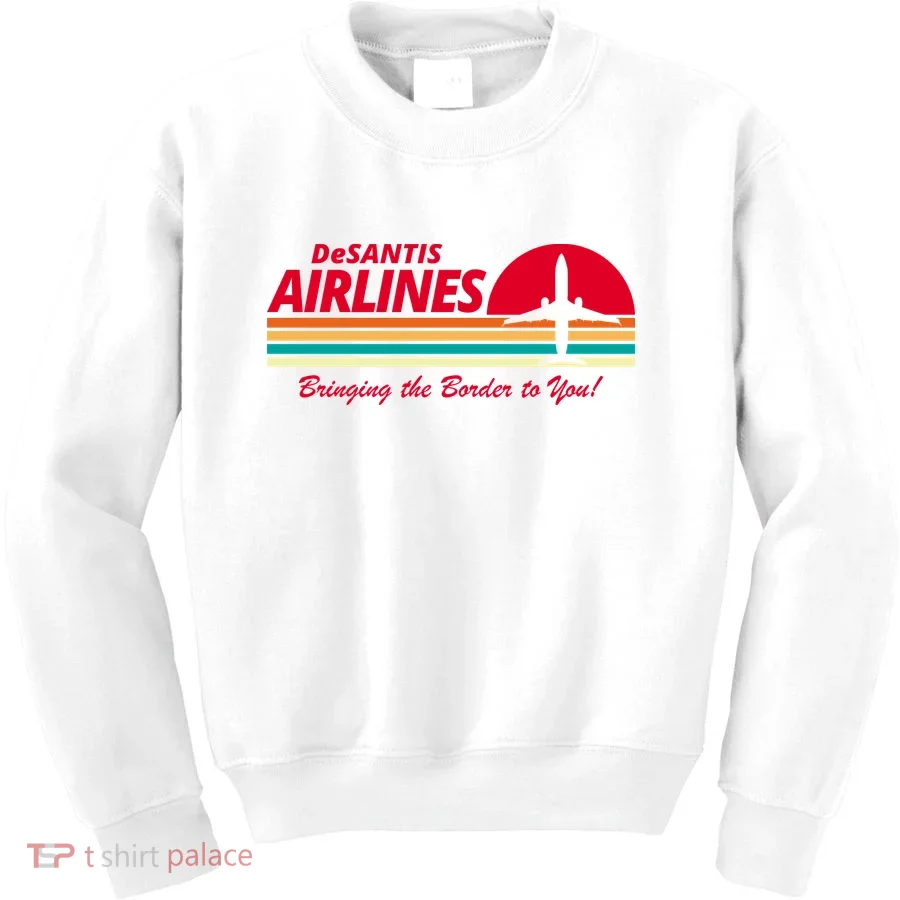 DeSantis Airlines Bringing The Border To You Kids Sweatshirt