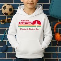 DeSantis Airlines Bringing The Border To You Kids Hoodie thumb 2