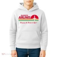 DeSantis Airlines Bringing The Border To You Kids Hoodie thumb 4