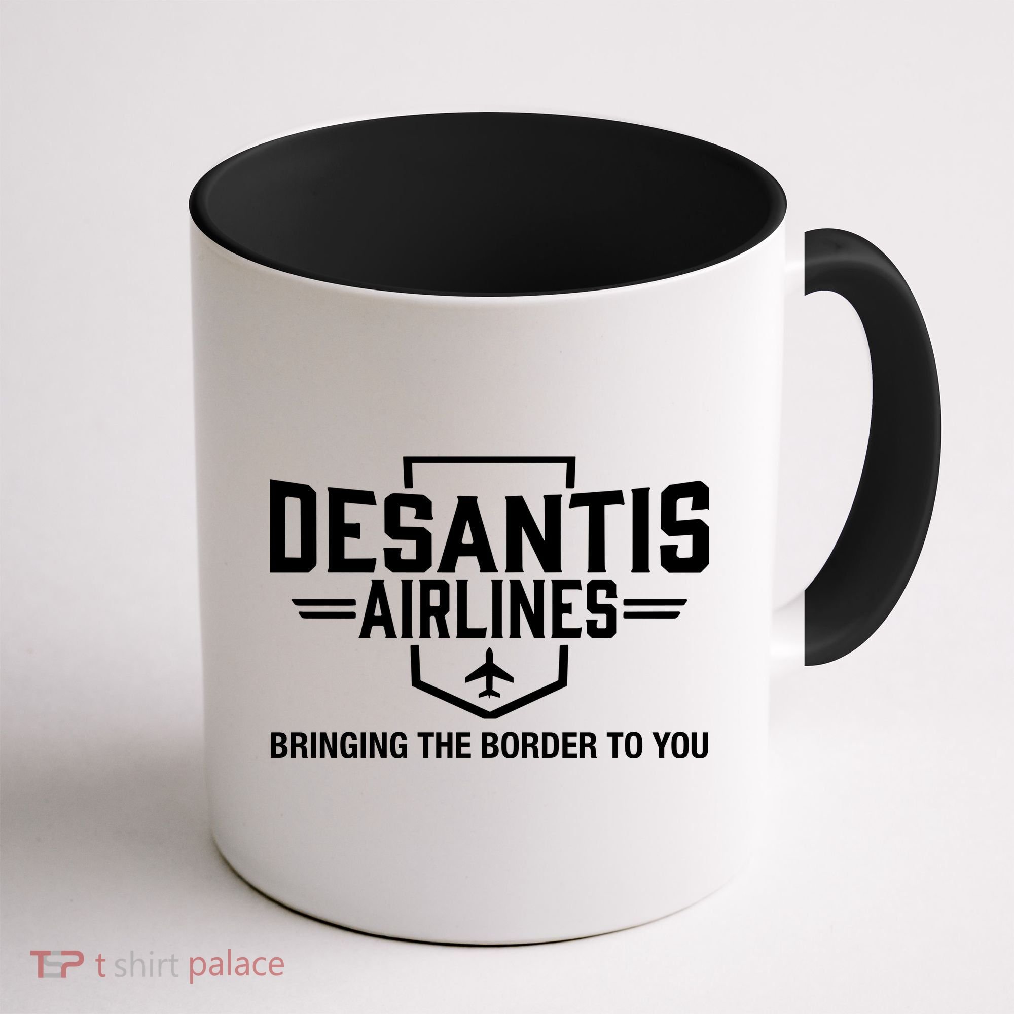 DeSantis Airlines Bringing The Border To You Funny Coffee Mug