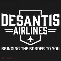 DeSantis Airlines Bringing The Border To You Funny Women's Hoodie thumb 2