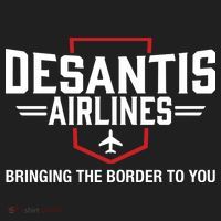 DeSantis Airlines Bringing The Border To You Funny Beanie thumb 2