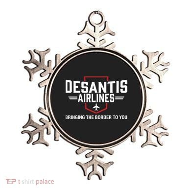 DeSantis Airlines Bringing The Border To You Funny Ornament