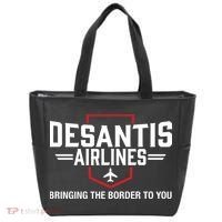 DeSantis Airlines Bringing The Border To You Funny Tote Bag thumb 0