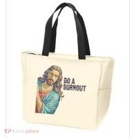 Do A Burnout Jesus Meme Funny Saying Hard Working Tote Bag thumb 3