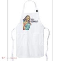 Do A Burnout Jesus Meme Funny Saying Hard Working Apron thumb 0