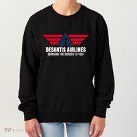 Desantis Airlines Bringing The Boarder To You Political Women's Sweatshirt thumb 0