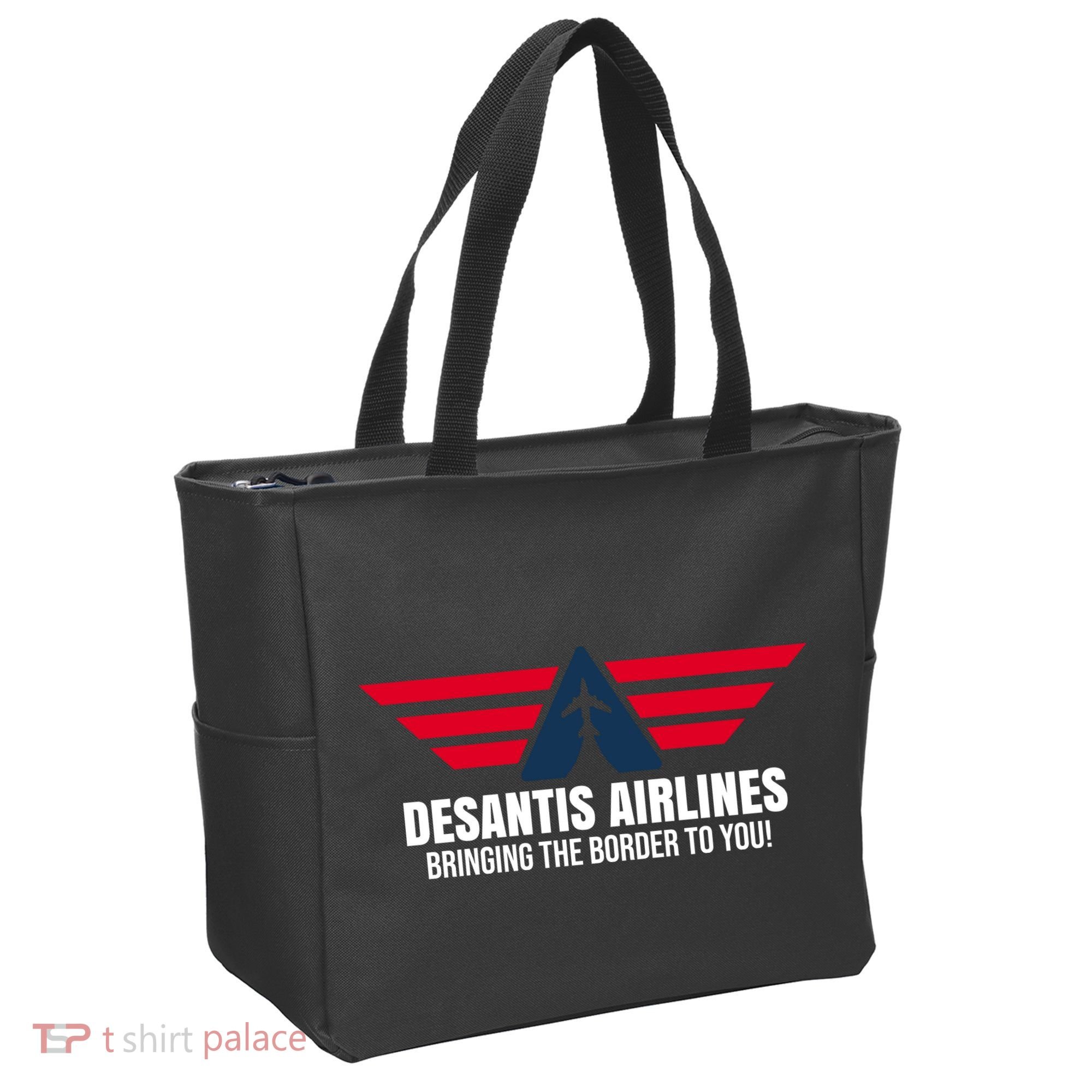 Desantis Airlines Bringing The Boarder To You Political Tote Bag