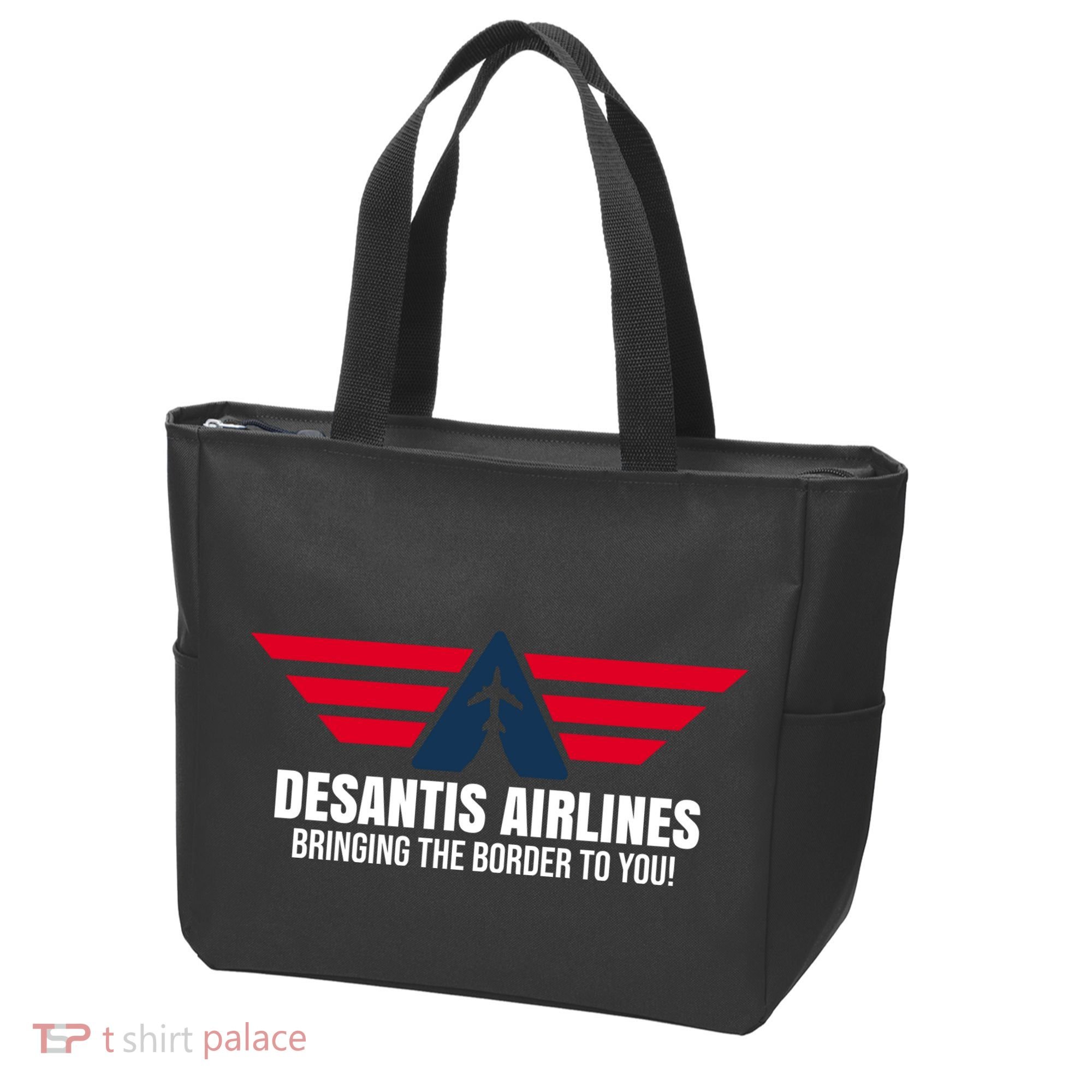 Desantis Airlines Bringing The Boarder To You Political Tote Bag