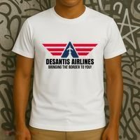 Desantis Airlines Bringing The Boarder To You Political T-Shirt thumb 3