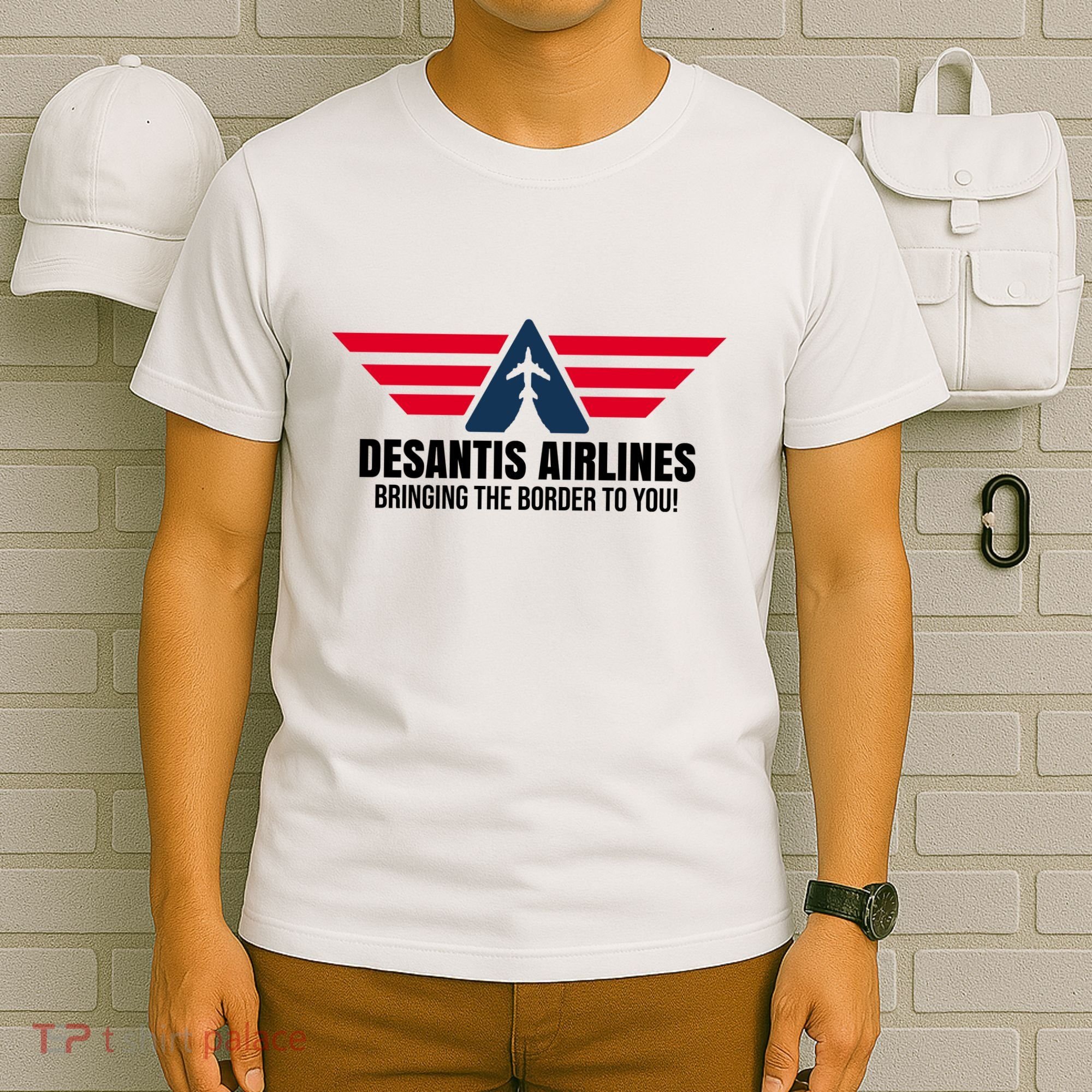 Desantis Airlines Bringing The Boarder To You Political T-Shirt