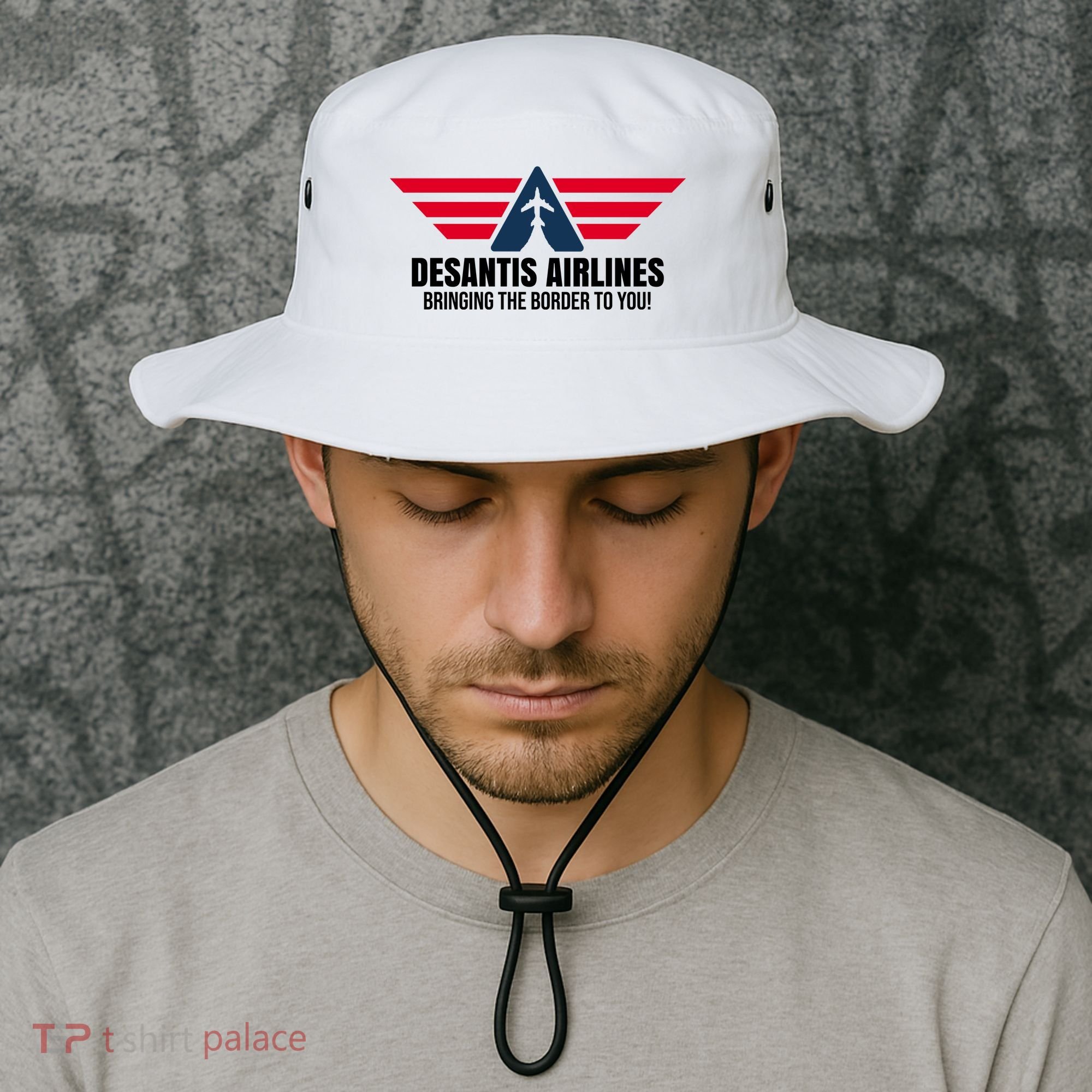 Desantis Airlines Bringing The Boarder To You Political Bucket Hat